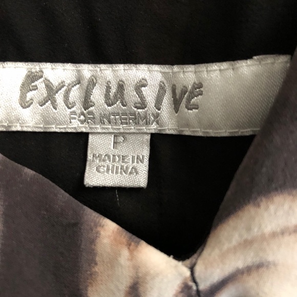 Exclusive for Intermix Zebra Spaghetti Strap Top - Picture 3 of 3